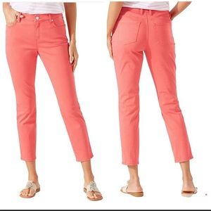 Tommy Bahama
Boracay Beach Cotton Blend Stretch Sateen High Rise Ankle J…